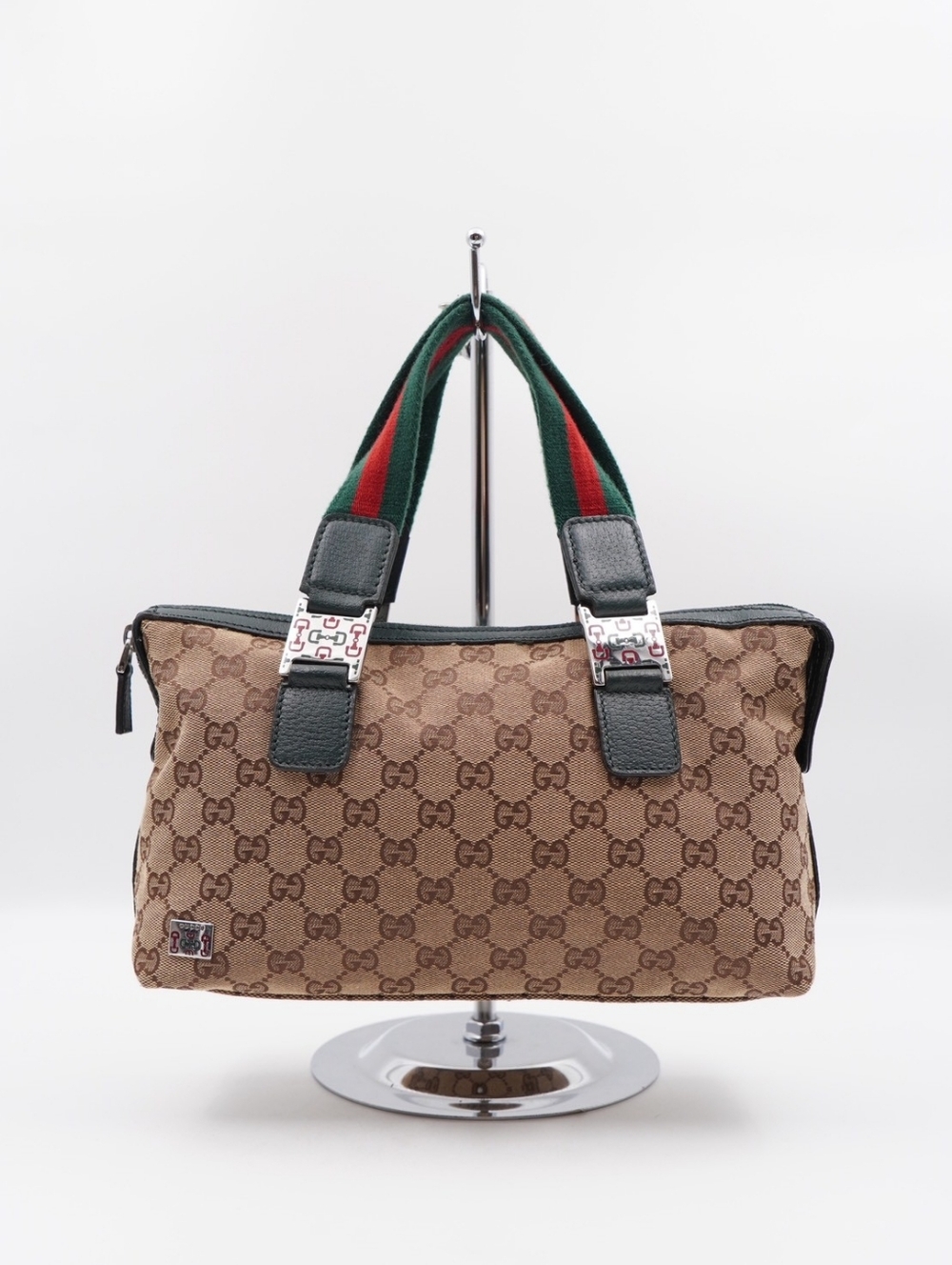 CG60 💗 Gucci GG Monogram Cavas Sherry Line Handbag